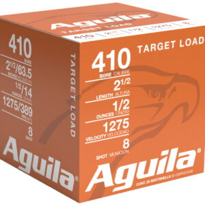 Aguila 1CHB4138 Birdshot High Velocity 410Gauge 2.50" 1/2oz 8Shot 25 Per Box/20 Case
