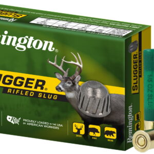 Remington Ammunition 20618 Slugger 410 Gauge 2.50" 1/5 oz Rifled Slug Shot 5 Per Box/50 Cs