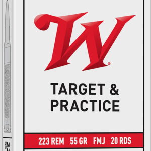 Winchester Ammo W223K USA 223 Rem 55 gr Full Metal Jacket 20 Per Box/50 Case