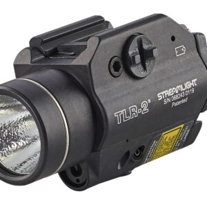 Streamlight 69120 TLR-2 Gun Light Black Anodized 300 Lumens White C4 LED/Red Laser