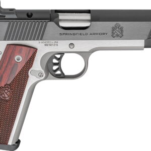 Springfield Armory PX9119LAOS 1911 Ronin 9mm 9+1 5" Stainless Steel Barrel Optic Ready Blued Slide Crossed Cannons Checkered Grip