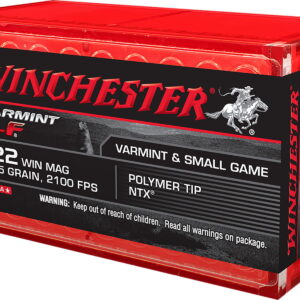 Winchester Ammo X22MHLF Varmint LF 22 WMR 25 gr Polymer Tip NTX 50 Per Box/40 Case