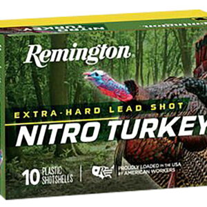 Remington Ammunition 26688 Nitro Turkey 12 Gauge 2.75" 1 1/2 oz 5 Shot 10 Per Box/10 Cs