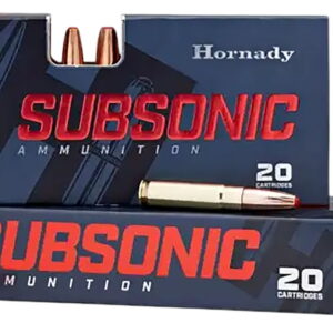 Hornady 82247 Subsonic Rifle 450 Bushmaster 395 gr Sub X 20 Per Box/10 Case