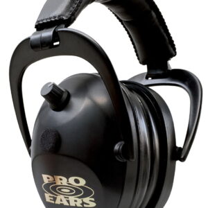 Pro Ears PEG2SMB Gold II 26 Electronic Muff 26 dB Over the Head Black/Gold Adult 1 Pair