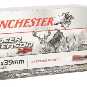 Winchester Ammo X76239DS Deer Season XP 7.62x39mm 123 gr Extreme Point 20 Per Box/10 Case