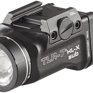 Streamlight 69503 TLR-7 HL-X SUB USB Black 6000 Series Aluminum Glock 43x/48 1000 Lumens