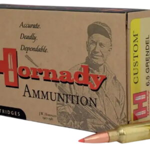 Hornady 8152 Custom 6.5 Grendel 123 gr Super Shock Tip 20 Per Box/10 Case