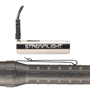 Streamlight 88610 PolyTac X USB Black 35/260/600 Lumens White LED