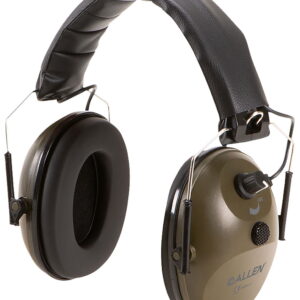 Allen 2225 Single Microphone Emuff 82 dB OD Green/Black Adult