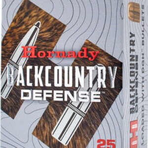 Hornady 90268 Back Country 9mm +P 138gr 25 Per Box/10 Case