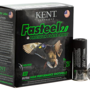 Kent Cartridge K122FS30BB Fasteel 2.0 12 Gauge 2.75" 1 1/16 oz BB Shot 25 Per Box/10 Case