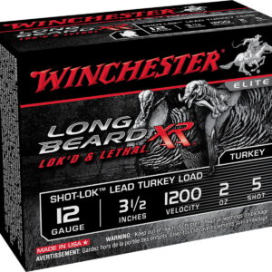 Winchester Ammo STLB12L5 Long Beard XR Shot-Lok 12 Gauge 3.50" 2 oz 5 Shot 10 Per Box/10 Case