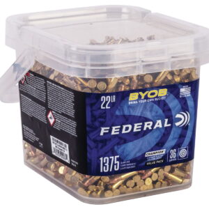 Federal 750BKT1375 Champion Training BYOB 22LR 36gr Copper Plated Hollow Point 1375/Box