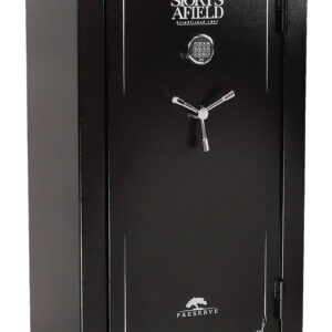 Sports Afield SECSA5932P Preserve SA5932P Keypad/Key Entry Black Textured Steel Holds 32 + 6 59" H x 32" W x 20" D Fireproof- Yes