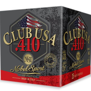 Nobel/eurosports Llc ANS41275 Club USA 410Gauge 2.50" 1/2oz 7.5Shot 25 Per Box/10 Case