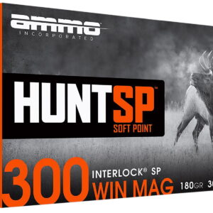 Ammo Inc 300WM10SPA20 Hunt 300Win 180gr Soft Point 20 Per Box/10 Case
