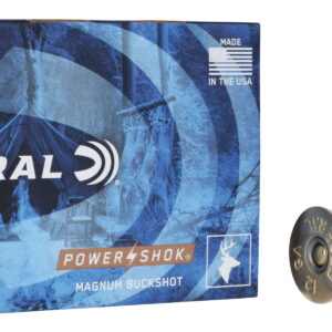 Federal F13000 Power-Shok Magnum 12Gauge 2.75" 12Pellets 1 7/16oz 00BuckShot 5 Per Box/50 Case