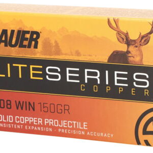 Sig Sauer E308H120 Elite Copper Hunting 308 Win 150 gr Copper Solid 20 Per Box/10 Case