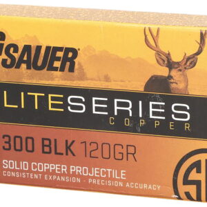 Sig Sauer E3006H120 Elite Copper Hunting 30-06 Springfield 150 gr Copper Solid 20 Per Box/10 Case