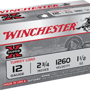 Winchester Ammo X12MT4 Super X Magnum Turkey 12 Gauge 2.75" 1 1/2 oz Copper Plated 4 Shot 10 Bx/ 10 Case