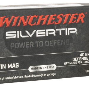 Winchester Ammo W22MST Silvertip 22 Mag 40 gr Silvertip Hollow Point 50 Per Box/20 Case