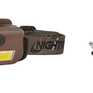 Nightstick USB4510F USB-4510F Multi-Flood Flat Dark Earth 35/60/250 Lumens Green/Red/White LED Bulb Clip-On/Camo Strap