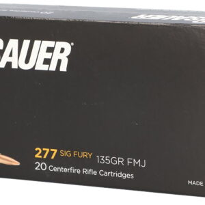 Sig Sauer E277SFB13520 Elite Ball 277 Sig Fury 135 gr Full Metal Jacket 20 Per Box/10 Case