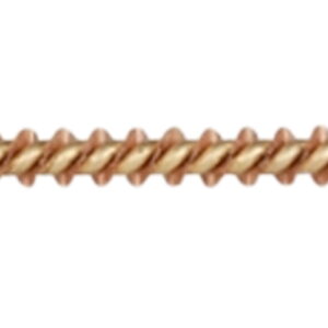 Pro-Shot 17R Bore Brush .17 Cal Rifle #5-40" Thread Bronze Bristles Brass Core