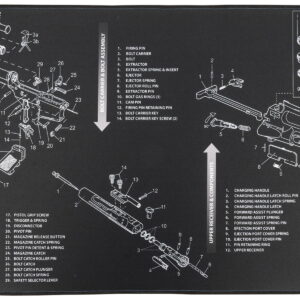 TekMat TEKR44AR10 AR-10 Cleaning Mat AR-10 Parts Diagram 15" x 44"