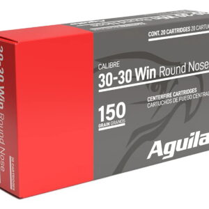 Aguila 80801AG 30-30Win 150gr InterLock Boat Tail Soft Point 20 Per Box/10 Case