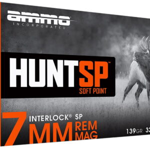 Ammo Inc 7MM139SPA20 Hunt 7mm 139gr Soft Point 20 Per Box/10 Case