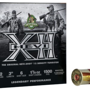 HEVI-Shot HS51206 HEVI-XII 12 Gauge 3" 1 3/8 oz 6 Shot 25 Per Box/10 Case