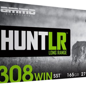 Ammo Inc 308165SSTA20 Hunt Long Range 308Win 165gr Super Shock Tip 20 Per Box/10 Case