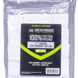 Breakthrough Clean BTCPS134500 Square Patches 270/357 Cal 1.75" 500 pieces