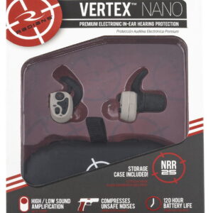 Radians VXNANO40 Vertex Nano Wireless Electronic Earbuds 25 dB In The Ear Tan Adult 1 Pair
