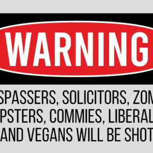TekMat TEK42TRESPASSERS Trespassers Will Be Shot Door Mat 25" x 42"