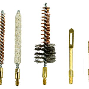KleenBore 556-SET MSR/AR Platform Accessory Cleaning Set #8-32 Thread Cotton Mop Bore Brush Bronze Bristles
