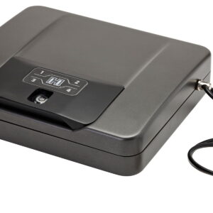 Hornady 98141 Rapid Safe 4800KP RFID Access Code Key Entry Black Steel Holds 1 Handgun 10.50" L x 12" W x 2.90" D