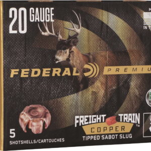Federal P209FT Premium Freight Train 20Gauge 3" SlugShot 5 Per Box/10 Case