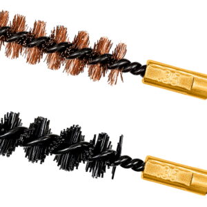 Otis FG335NB Bore Brush Set 35/338/357 Cal 8-32" Thread 2" Long Bronze/Nylon Bristles 1 Set