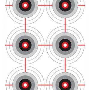 Birchwood Casey 37063 EZE-Scorer Bullseye Paper 12" x 18" Black/White Pkg of 100