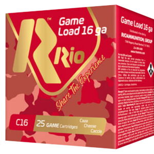 Rio Ammunition RCHV1675 Game Load 16 Gauge 2.75" 1 1/8 oz 7.5 Shot 25 Per Box/10 Case