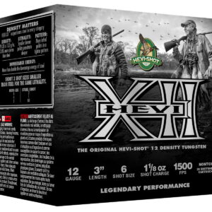 HEVI-Shot HS51306 HEVI-XII 12 Gauge 3" 1 1/8 oz Tungsten 6 Shot 25 Per Box/10 Case