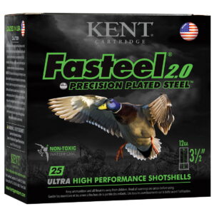 Kent Cartridge K1235FS402 Fasteel 2.0 12 Gauge 3.50" 1 3/8 oz 2 Shot 25 Per Box/10 Case
