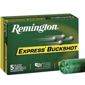 Remington Ammunition 20626 Express Buckshot 12 Gauge 2.75" 4 Buck Shot 5 Per Box/50 Cs