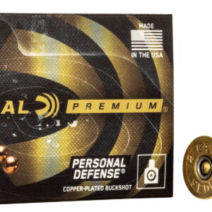Federal PD13200 Premium Personal Defense 12Gauge 2.75" 9Pellets 00BuckShot 5 Per Box/50 Case