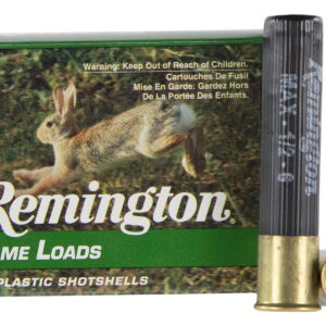 Remington Ammunition 20014 Game Load 410 Gauge 2.50" 1/2 oz 6 Shot 20 Per Box/10 Cs