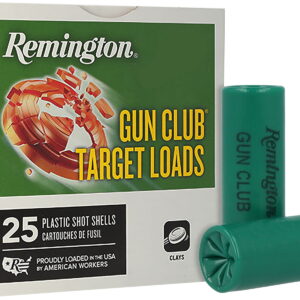 Remington Ammunition 20234 Gun Club 12 Gauge 2.75" 1 1/8 oz 8 Shot 25 Per Box/10 Cs