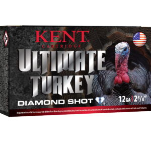 Kent Cartridge C122TK465 Ultimate Turkey 12 Gauge 2.75" 1 5/8 oz 5 Shot 10 Per Box/10 Case